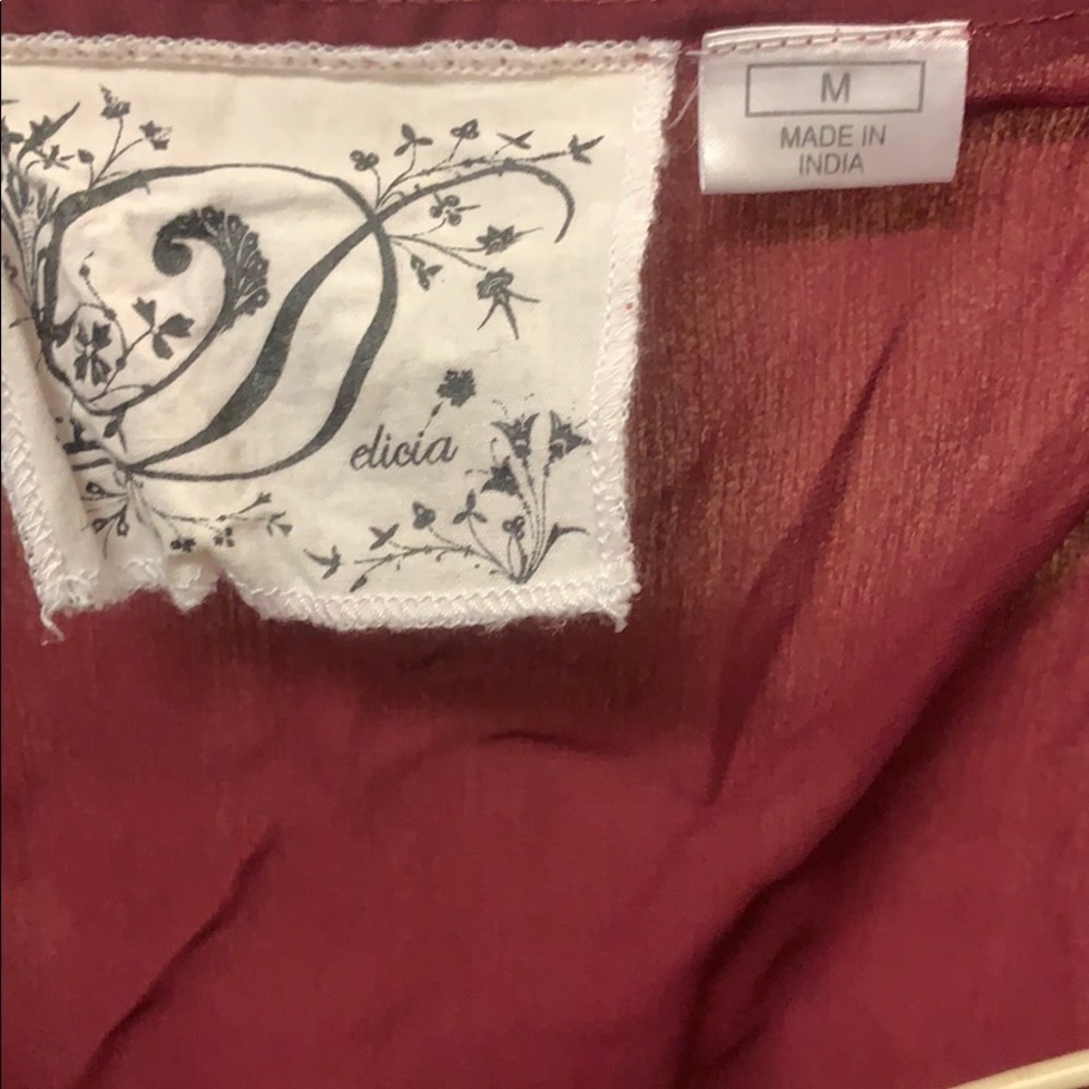 Maroon blouse - Picture 3 of 4